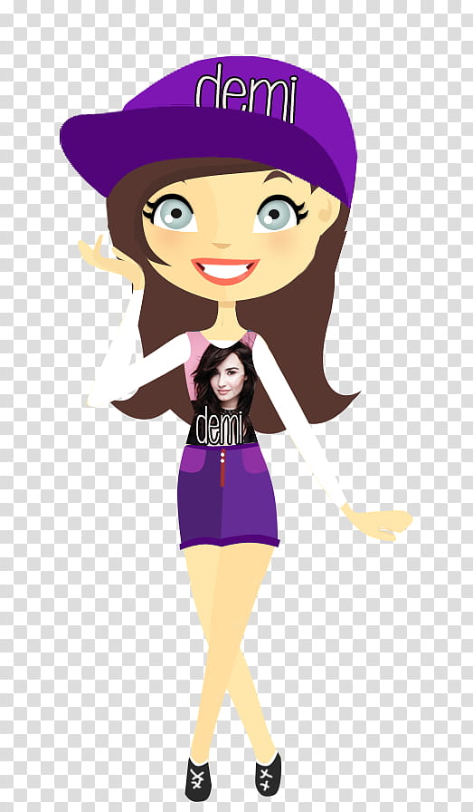 Dolls, woman wearing purple hat illustration transparent background PNG clipart