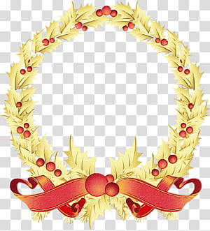 Christmas decoration, Watercolor, Paint, Wet Ink, Wreath, Costume Accessory, Ornament, Interior Design transparent background PNG clipart thumbnail