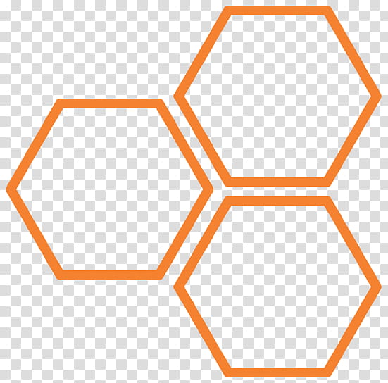 orange hexagon