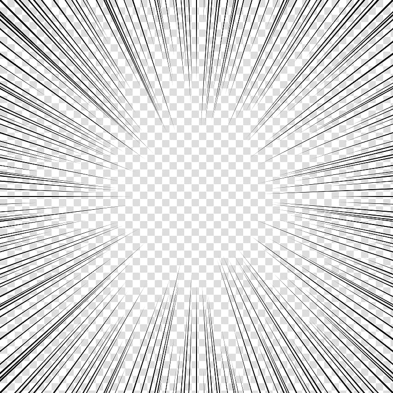 screentones action lines , black lines with sun rays drawing transparent background PNG clipart