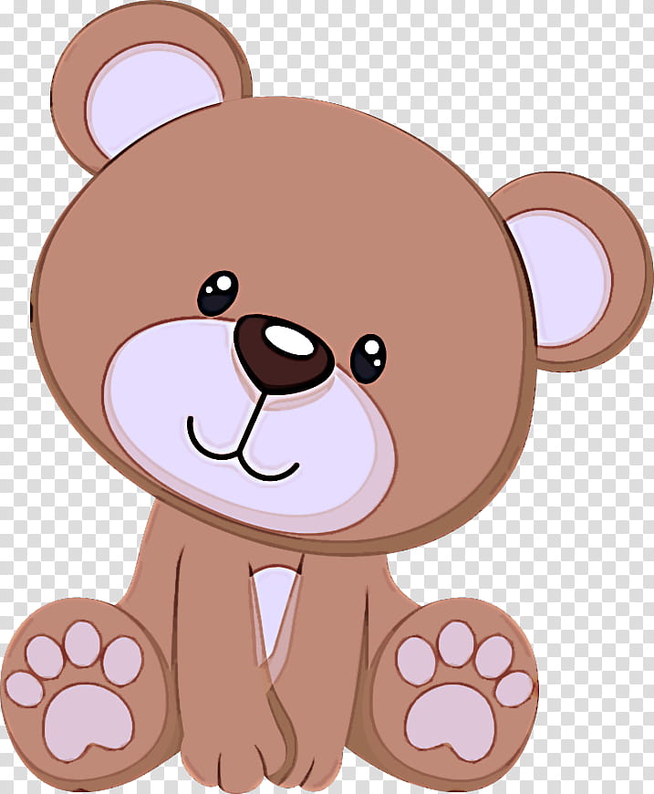 Teddy bear, Cartoon, Brown, Nose, Brown Bear, Head, Snout transparent ...