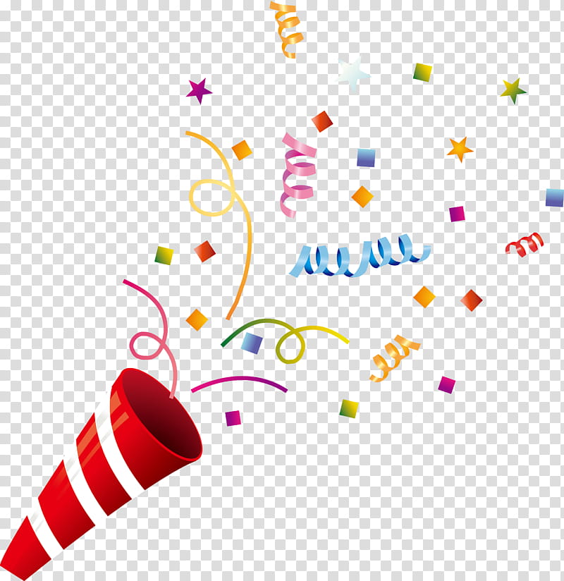New Year Party party, Text, Line, Confetti transparent background PNG clipart