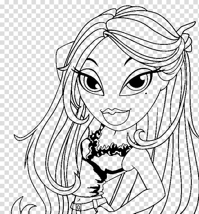 Yasmin PF Coloring Page transparent background PNG clipart