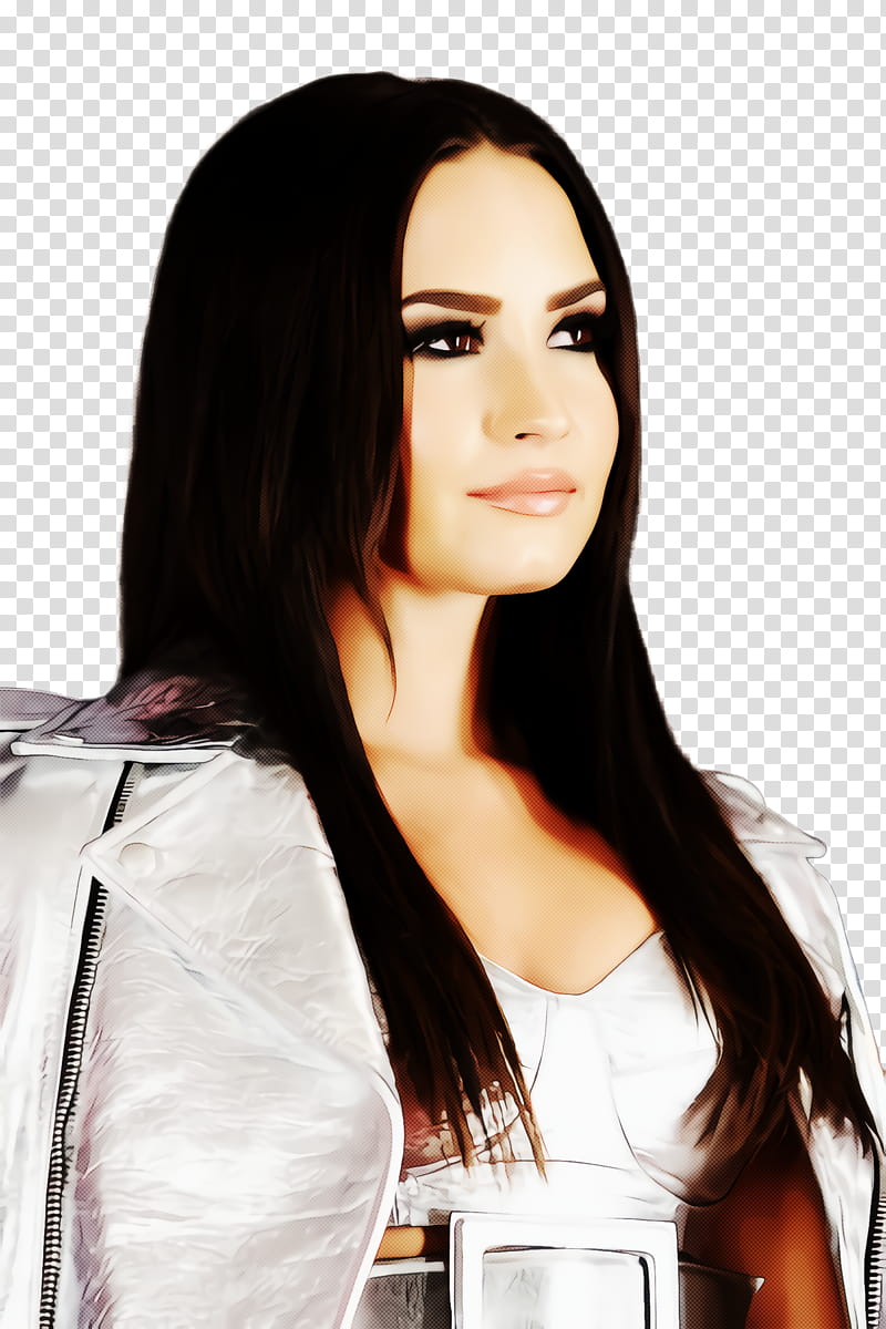 Demi Lovato Singer Long hair Model Hairstyle, Hair Coloring, Actor, Music, Celebrity, Tell Me You Love Me, Fashion, Selena Gomez transparent background PNG clipart