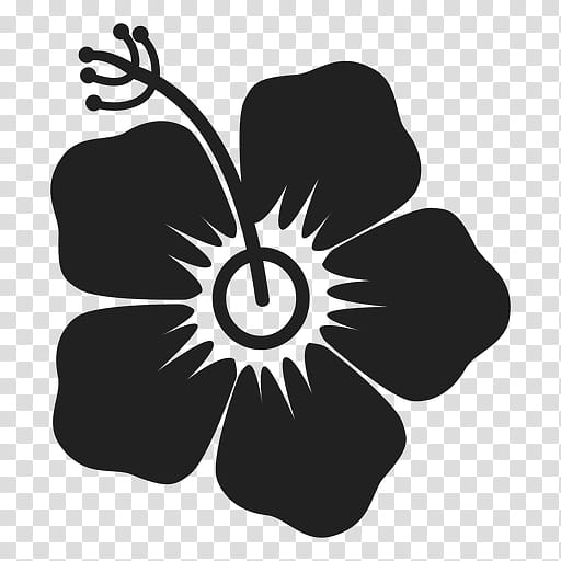 Family Silhouette, Rosemallows, Sticker, Billedgalleri, Logo, Hibiscus, Blackandwhite, Plant transparent background PNG clipart