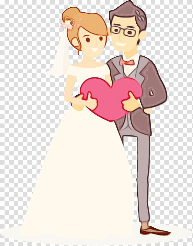 Wedding Love, Marriage, Cartoon, Bridegroom, Wife, Husband, Drawing, Engagement transparent background PNG clipart