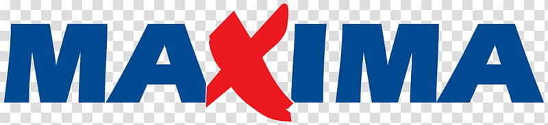 Supermarket, Logo, Maxima, Lithuania, Maxima Group, Blue, Text, Line ...