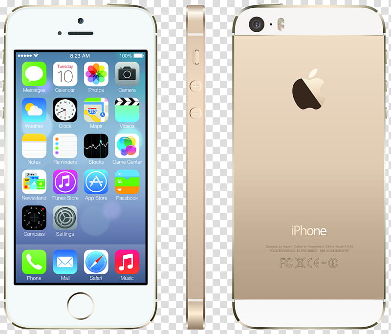 Iphone S And Ios Gold Iphone S Transparent Background Png