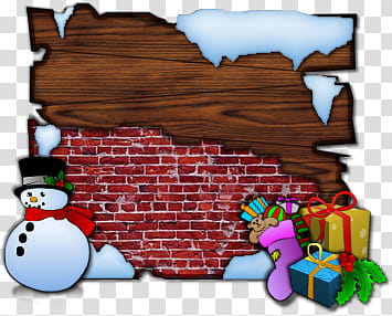 My Xmas rainy, snowman and assorted gift boxes art transparent background PNG clipart