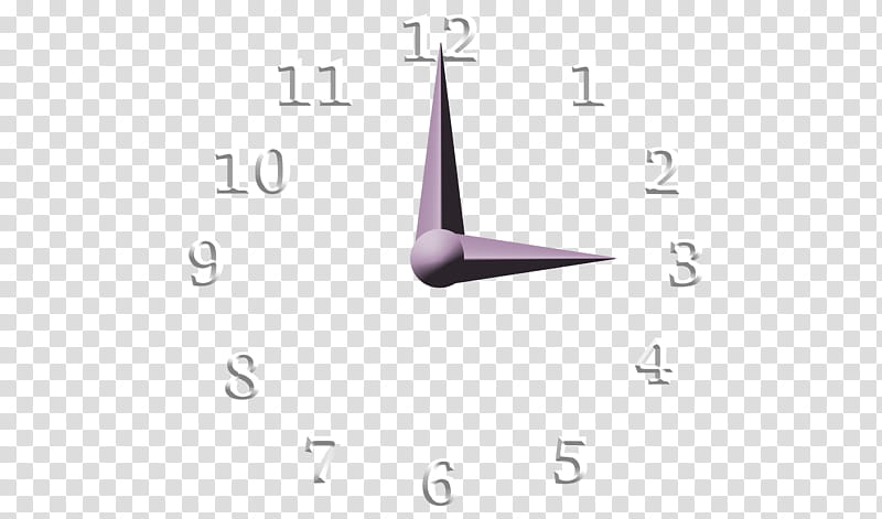 Clock Numbers And Hands transparent background PNG clipart
