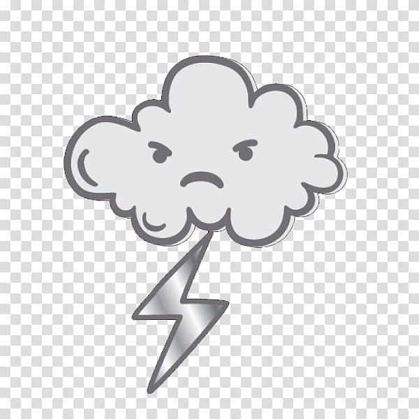 lovely S part, cloud with storm transparent background PNG clipart