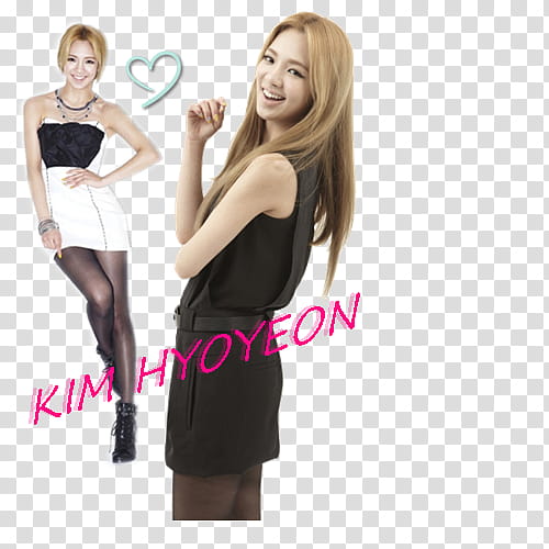 SNSD Hyoyeon transparent background PNG clipart