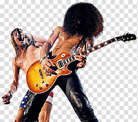 Slash and Axl Rose transparent background PNG clipart