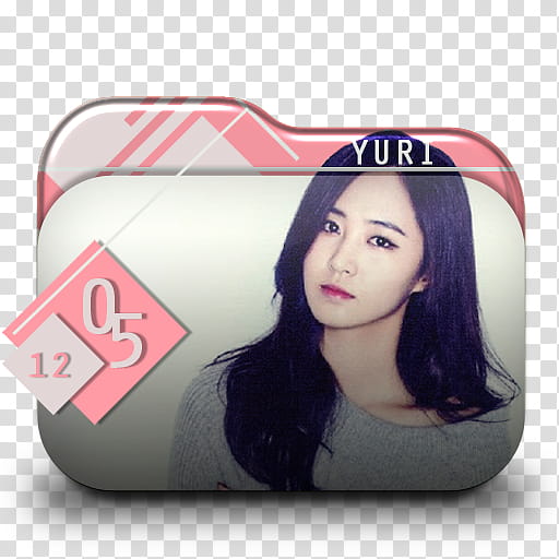 SNSD  Season Greetings Folder Icon , SGYuri_ transparent background PNG clipart