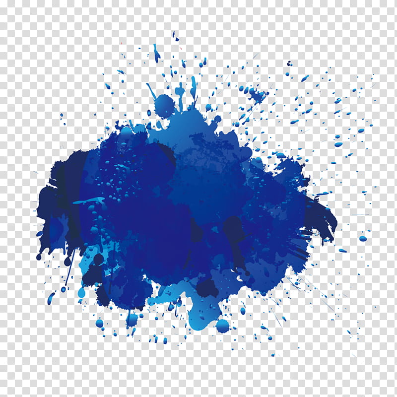 Watercolor Splash, Ink, Spot Color, Watercolor Painting, Drawing, Blue, Cobalt Blue, Sky transparent background PNG clipart