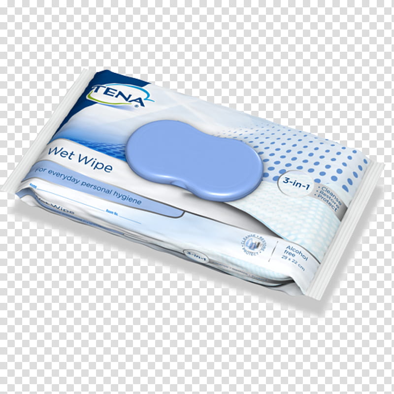 Tena Wet Wipes Case Saver Material, Skin Care, Hygiene, Personal Care, Urinary Incontinence transparent background PNG clipart
