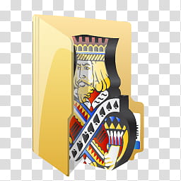 Aero, King of Spades folder icon transparent background PNG clipart