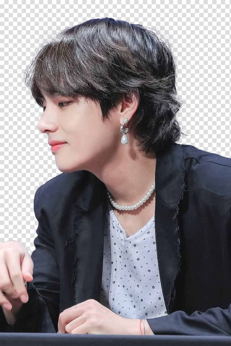 BTS V Black Jacket Icons PNG - Free PNG and Icons Downloads