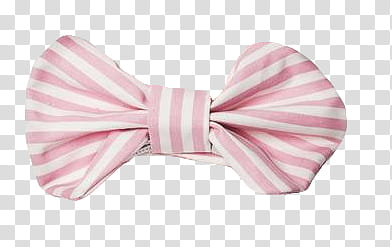 Bows, pink and white striped bow tie transparent background PNG clipart