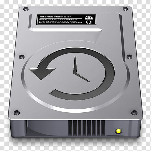 Hi Tech HD OSX Icons, The 'Time Machine ' Icon by Gianluca ©  Universal Design transparent background PNG clipart