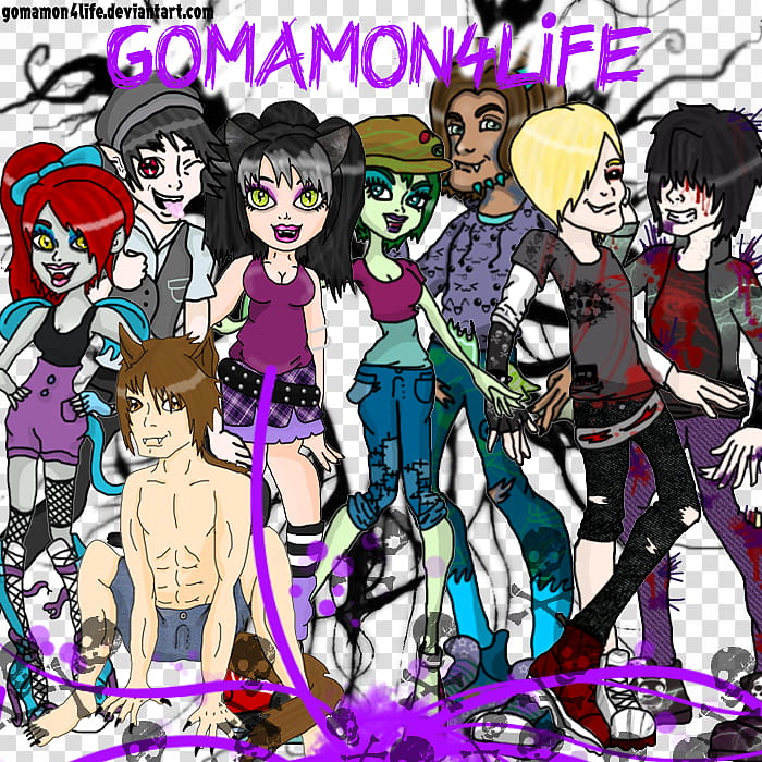 Monster High OC&#;s ID, GomamonLife transparent background PNG clipart