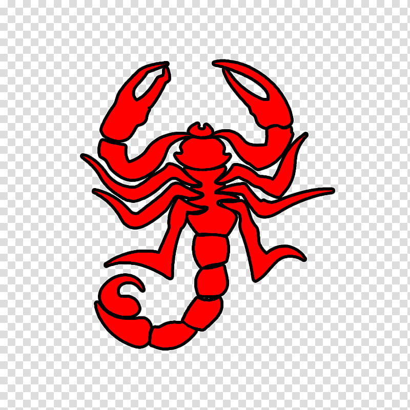 Red, Scorpio, Zodiac, Astrological Sign, Scorpion, Astrology, Horoscope, Character Structure transparent background PNG clipart