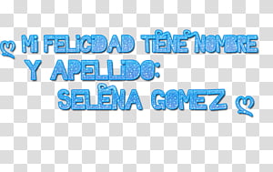 Textos de selena gomez transparent background PNG clipart thumbnail