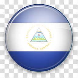 North America Win, round flag of Nicaragua art transparent background PNG clipart