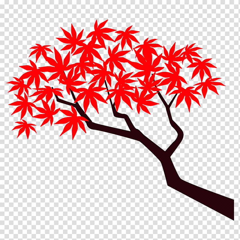 maple branch maple leaves autumn tree, Fall, Leaf, Plant, Woody Plant, Flower transparent background PNG clipart