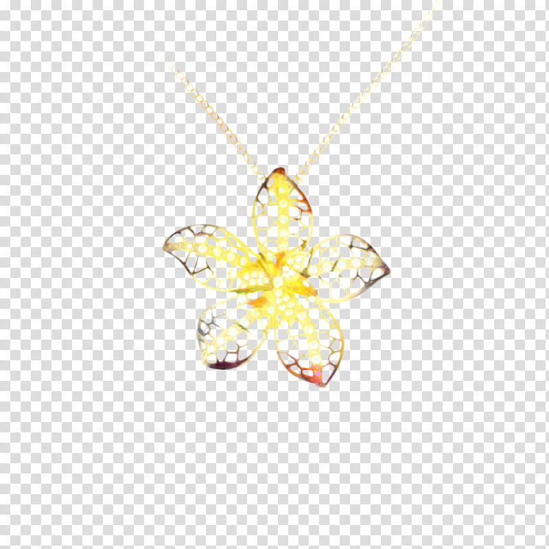 Butterfly, Pendant, Necklace, M 0d, Jewellery, Yellow, Body Jewellery, Moth transparent background PNG clipart