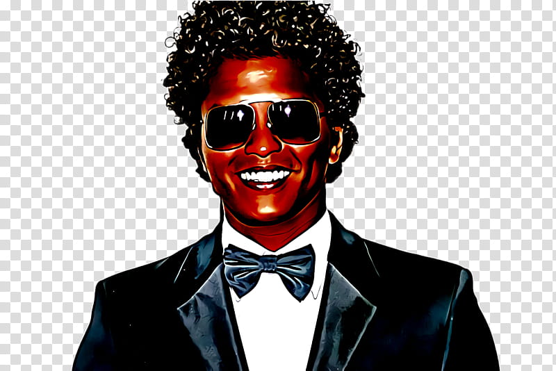 Bow tie, Hair, Eyewear, Suit, Hairstyle, Afro, Glasses, Formal Wear transparent background PNG clipart