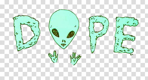 Alien, green Dope transparent background PNG clipart