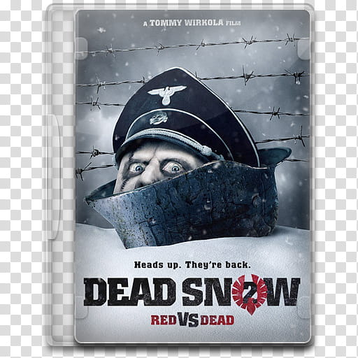 Movie Icon , Dead Snow , Red vs Dead, Dead Snow  Red VS Dead DVD case transparent background PNG clipart