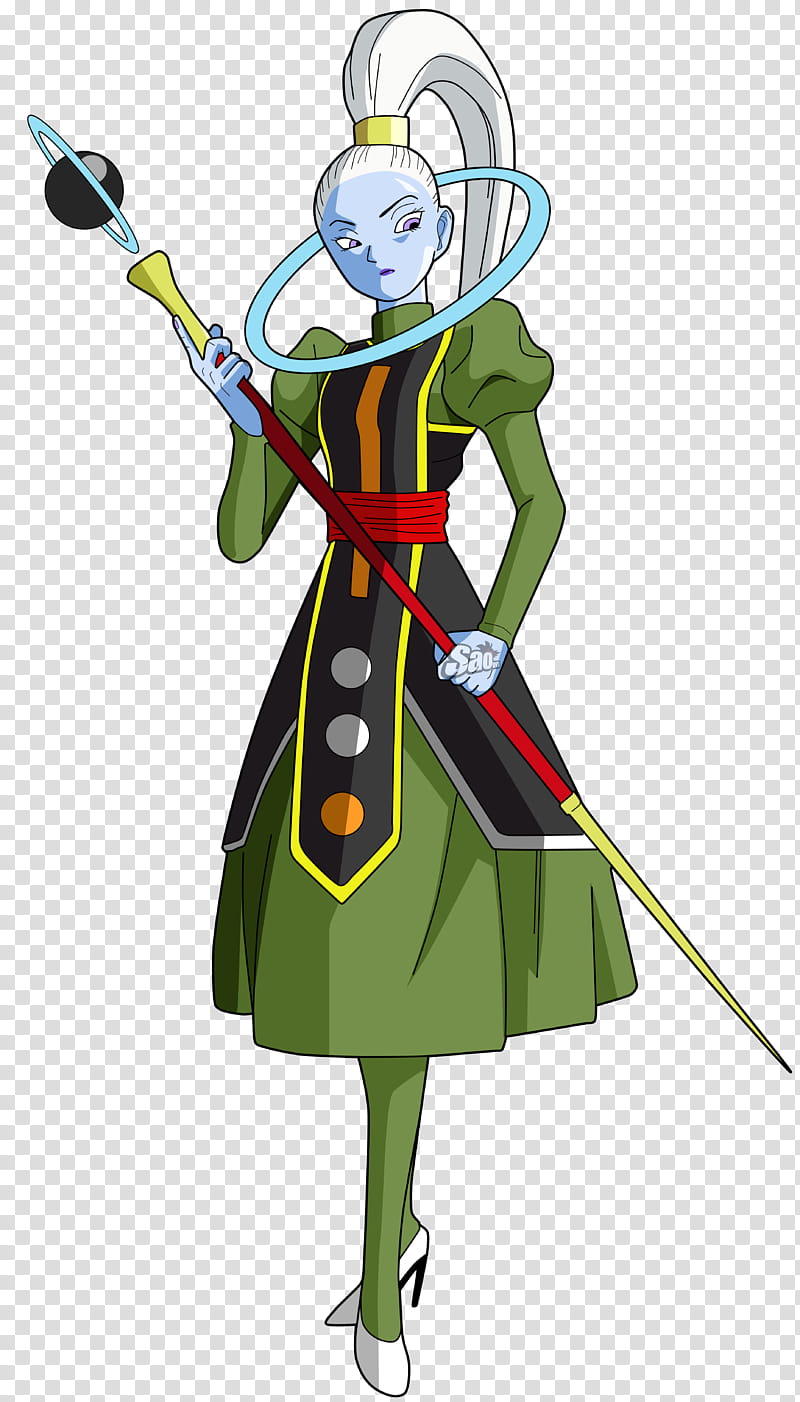 Vados DBS, female anime character Dragon Balls illustration transparent background PNG clipart