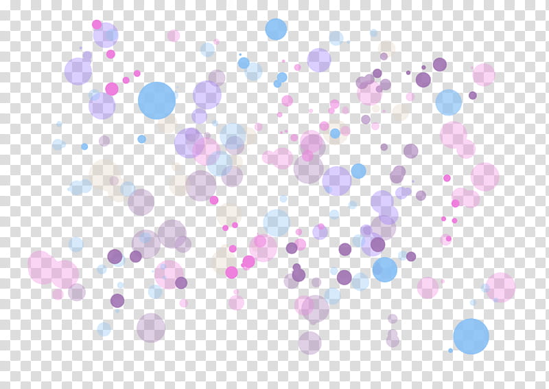 Confetti, pink and purple bokeh lights transparent background PNG clipart