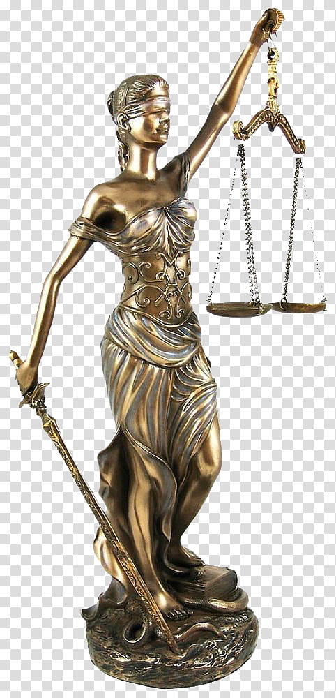 blind lady justice statue png