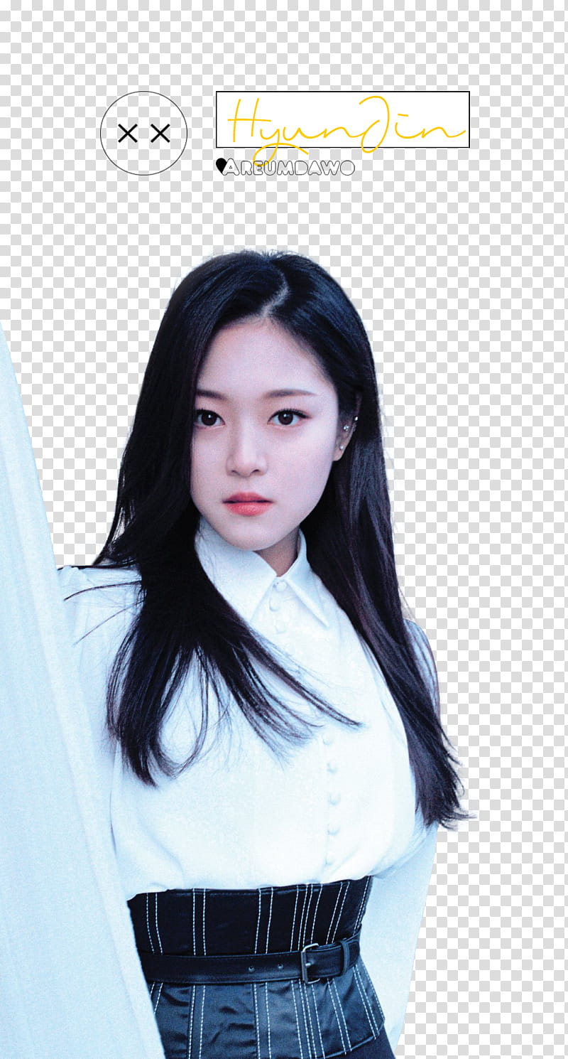 LOONA HyunJin X X teaser transparent background PNG clipart