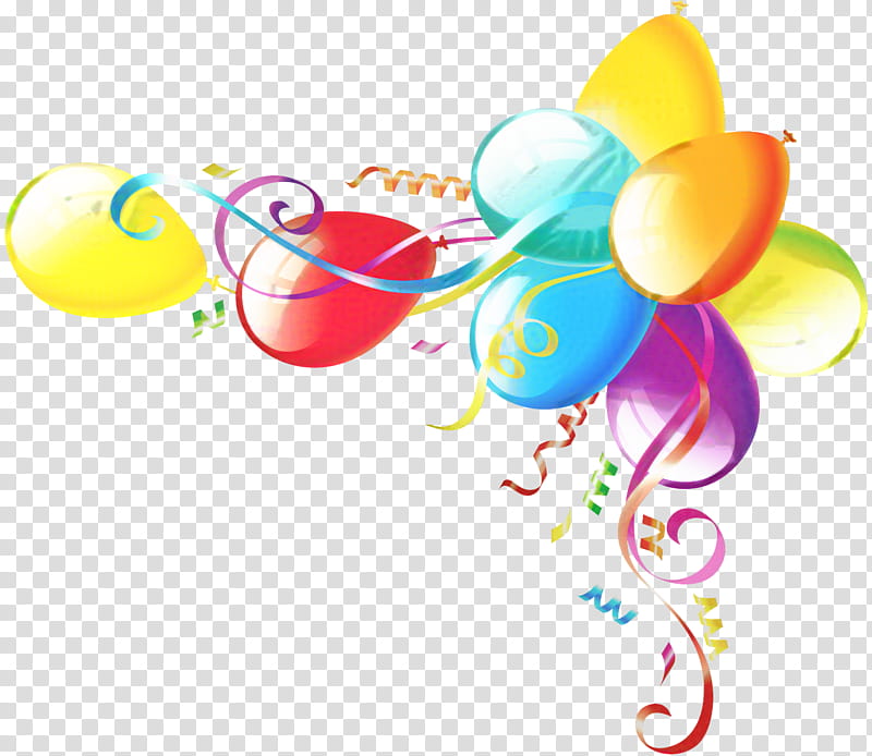 Happy Birthday Ribbon, Balloon, Birthday
, Flower Bouquet, Party, PARTY BALLOON, Gift, Ballonnen Happy Birthday 10st transparent background PNG clipart