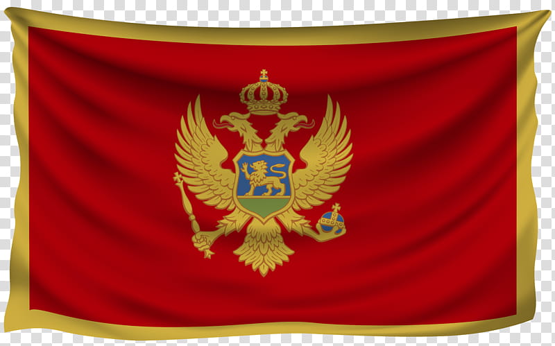 Flag, Montenegro, Flag Of Montenegro, National Flag, Montenegrin Language, Europe, Throw Pillow transparent background PNG clipart