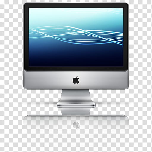 new imac, imac wave reflet icon transparent background PNG clipart