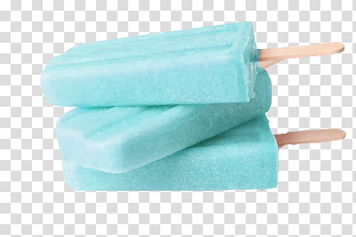 , three blue popsicles transparent background PNG clipart