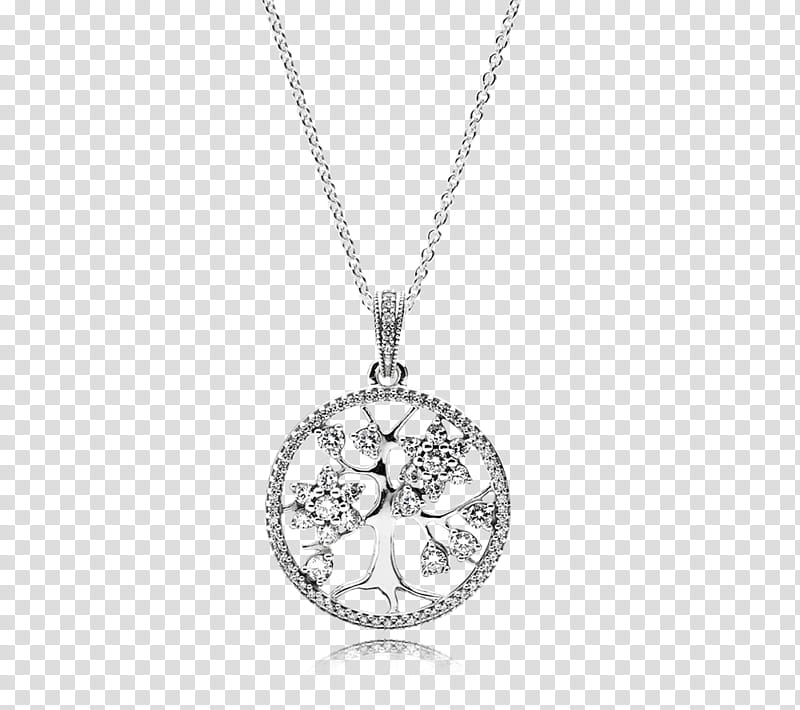 Family Tree, Pandora Family Tree Necklace, Pendant, Silver, Jewellery, Sterling Silver, Charm Bracelet, Pandora Floating Locket Necklace 59052960 transparent background PNG clipart