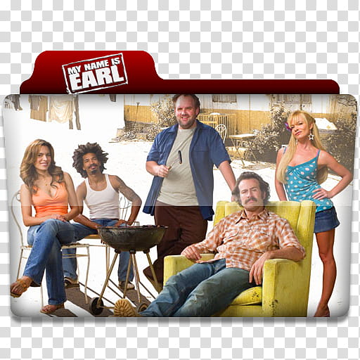 Windows TV Series Folders M N, My Name Is Earl transparent background PNG clipart