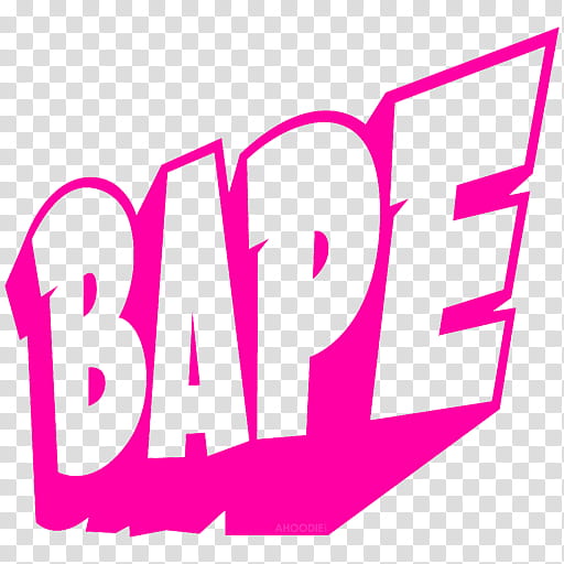 SWAG O D Brand Icon Set , Bape, pink BAPE illustration transparent background PNG clipart