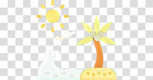 yellow plant transparent background PNG clipart thumbnail