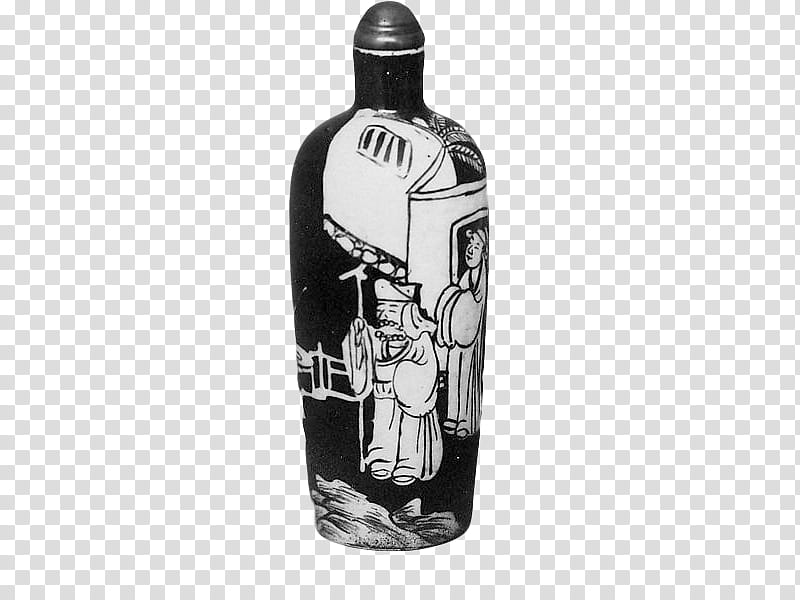 , black and white bottle transparent background PNG clipart