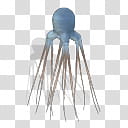 Spore creature Box jellyfish, gray multi-legged animal illustration transparent background PNG clipart