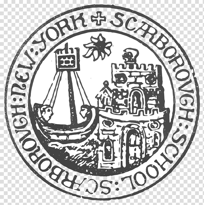 School Black And White, Scarborough, School
, Scarborough North Yorkshire, Logo, Organization, Teacher, Coloring Book transparent background PNG clipart