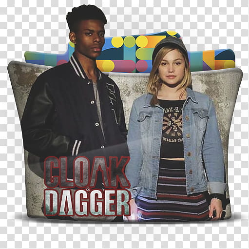 Marvel Cloak Dagger Folder Icon, Marvel's Cloak & Dagger Folder Icon transparent background PNG clipart