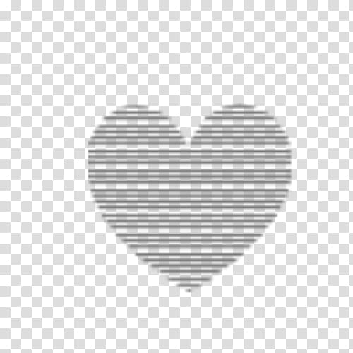 grey striped heart illustration transparent background PNG clipart